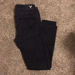 American Eagle black jeggings